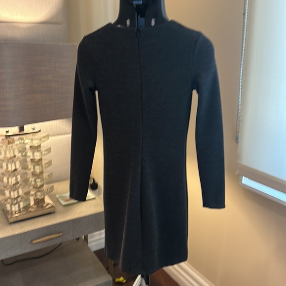NWT Zara grey fitted dress - Picture 2 of 3